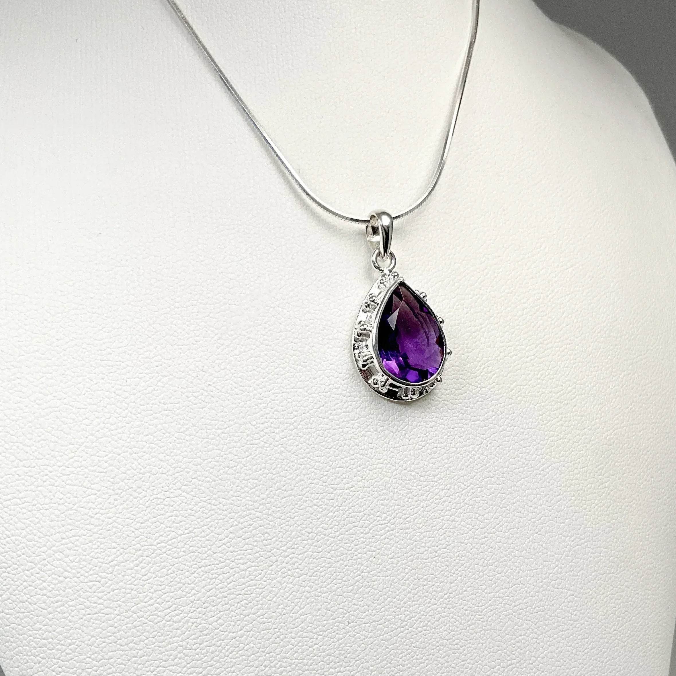 Amethyst Pendant - Rocks and Gems Canada