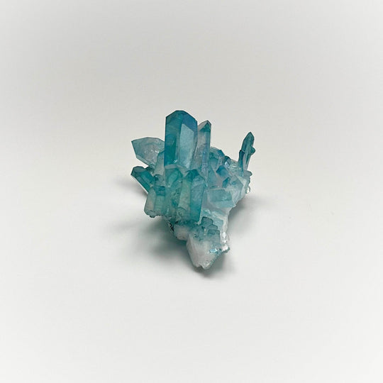 Aqua Aura Quartz Cluster - Rocks and Gems Canada