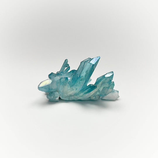 Aqua Aura Quartz Cluster - Rocks and Gems Canada