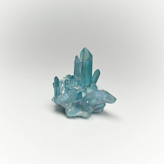 Aqua Aura Quartz Cluster - Rocks and Gems Canada