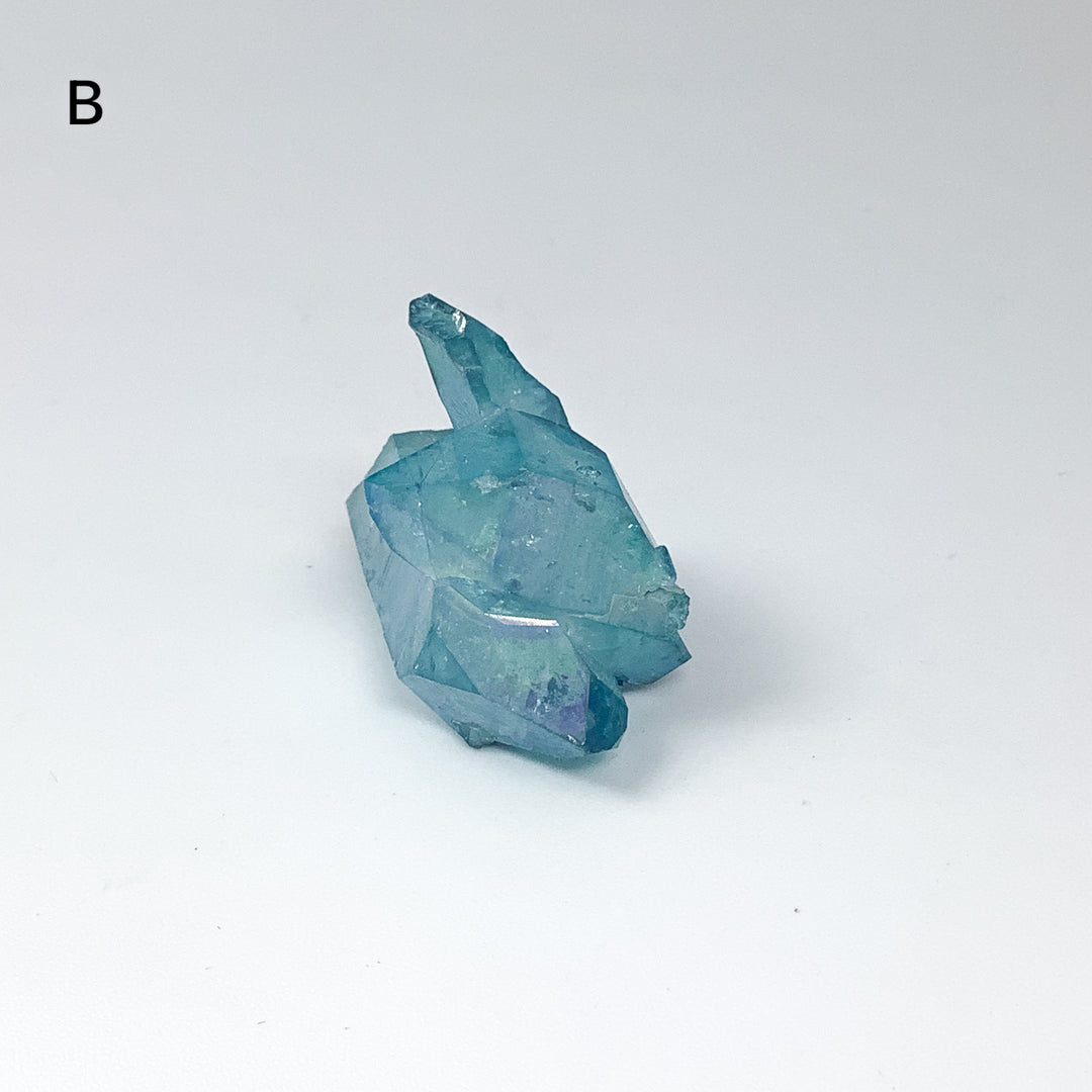 Aqua Aura Quartz Cluster - Rocks and Gems Canada