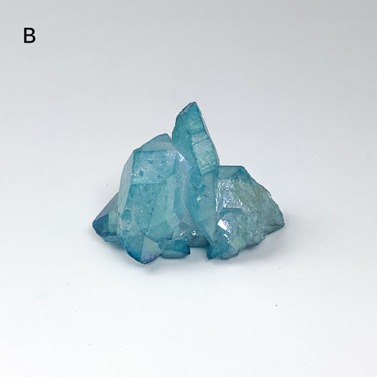 Aqua Aura Quartz Cluster - Rocks and Gems Canada