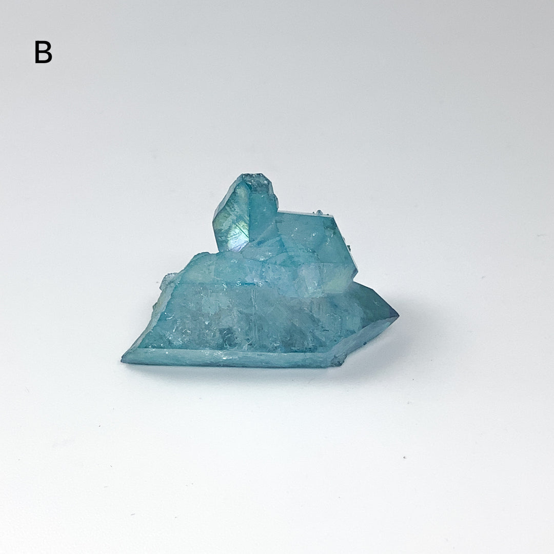 Aqua Aura Quartz Cluster - Rocks and Gems Canada