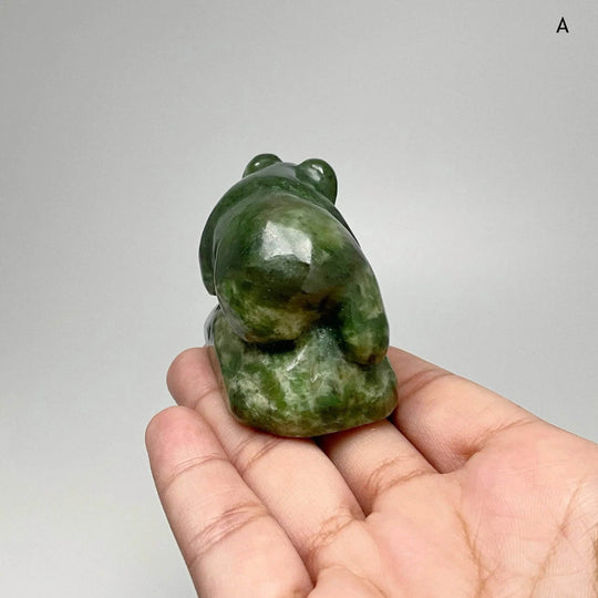 BC Jade Bear Carving - Rocks and Gems Canada