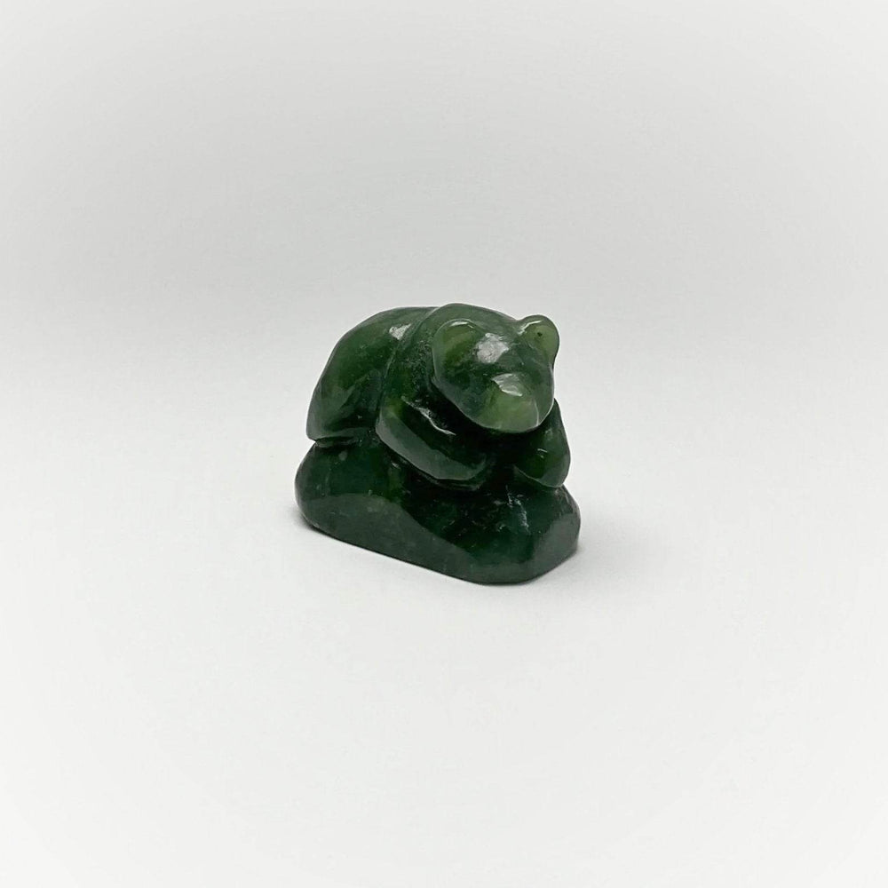 BC Jade Bear Carving - Rocks and Gems Canada
