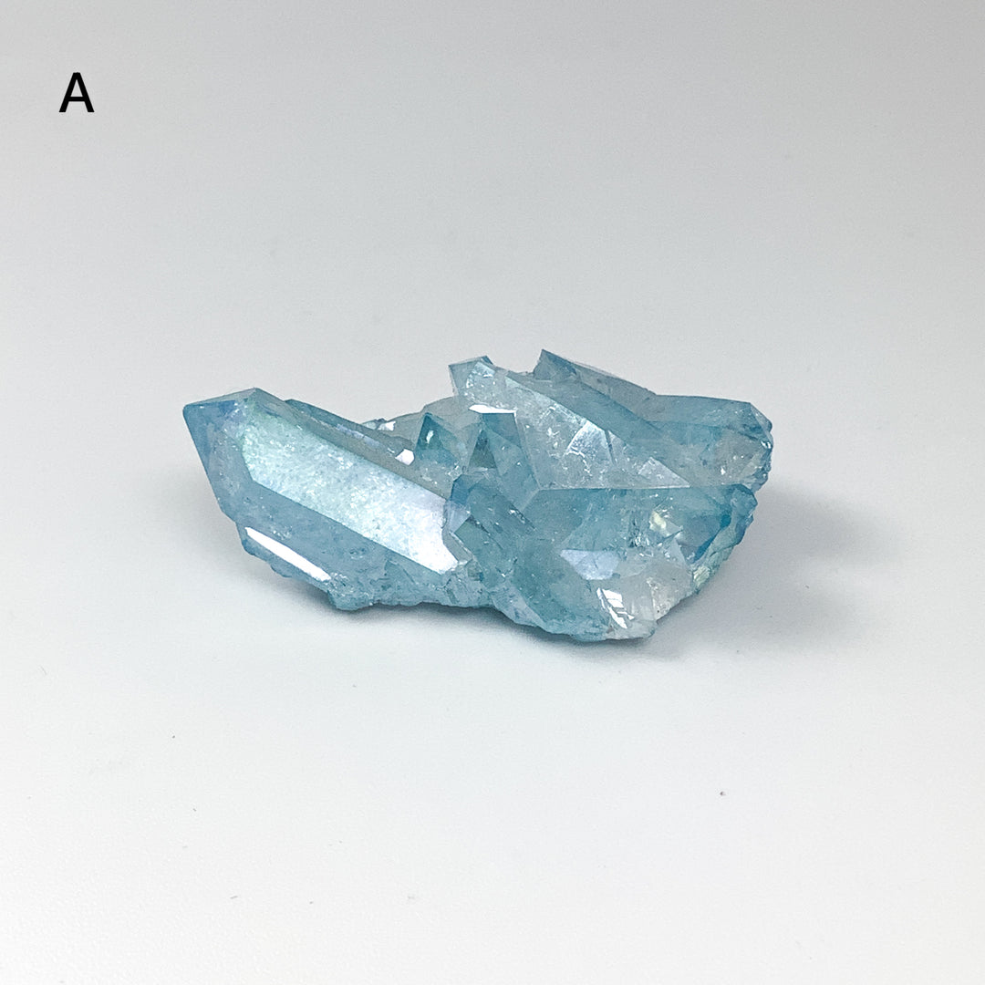 Aqua Aura Quartz Cluster - Rocks and Gems Canada