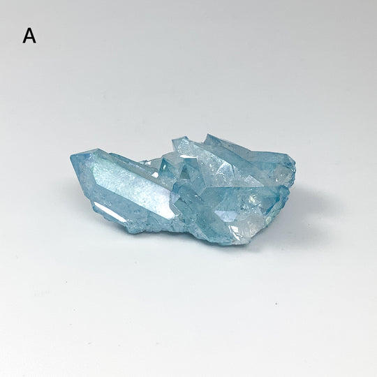 Aqua Aura Quartz Cluster - Rocks and Gems Canada