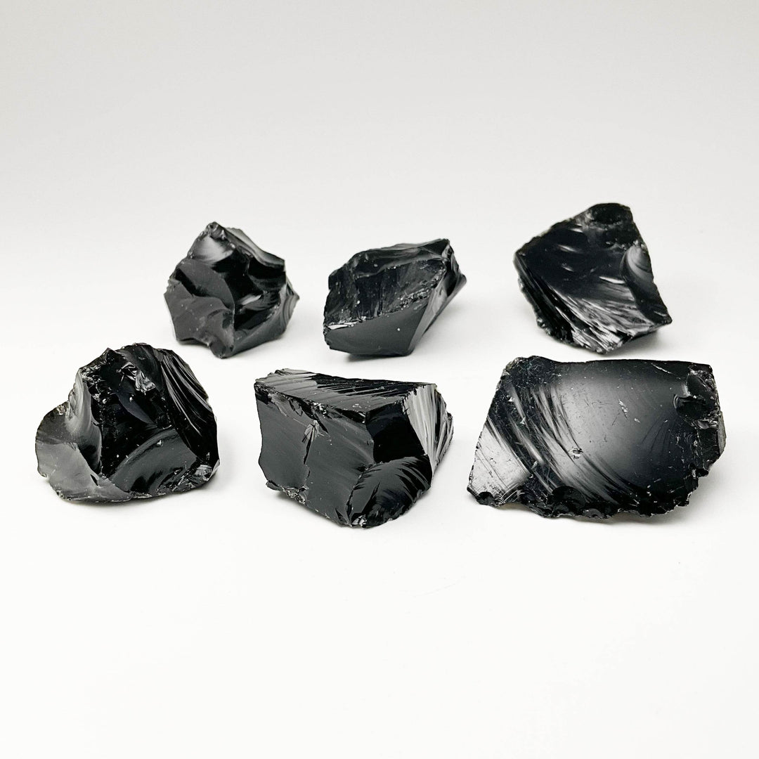 Black Obsidian Rough Chunk - Rocks and Gems Canada