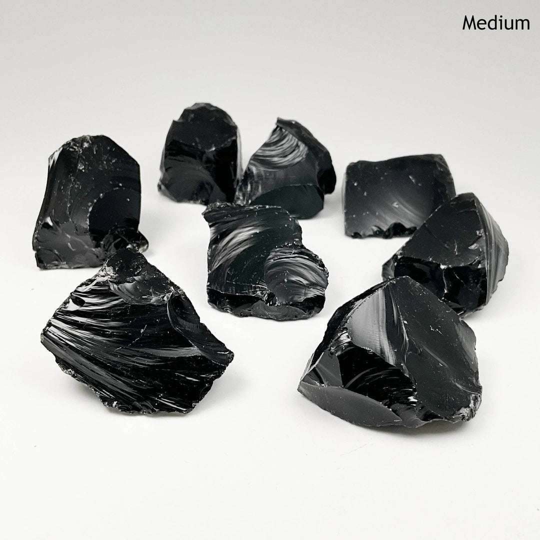 Black Obsidian Rough Chunk - Rocks and Gems Canada