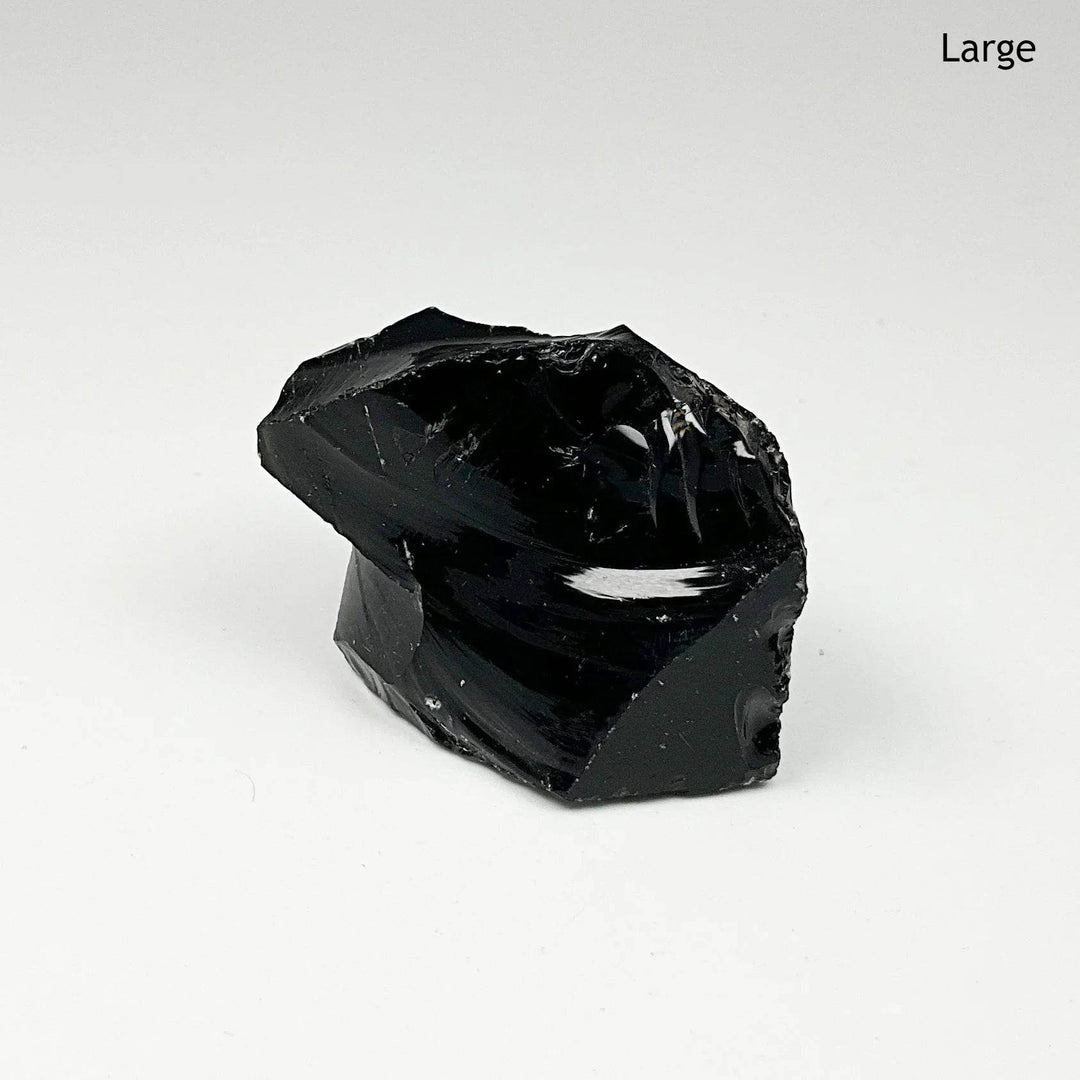 Black Obsidian Rough Chunk - Rocks and Gems Canada