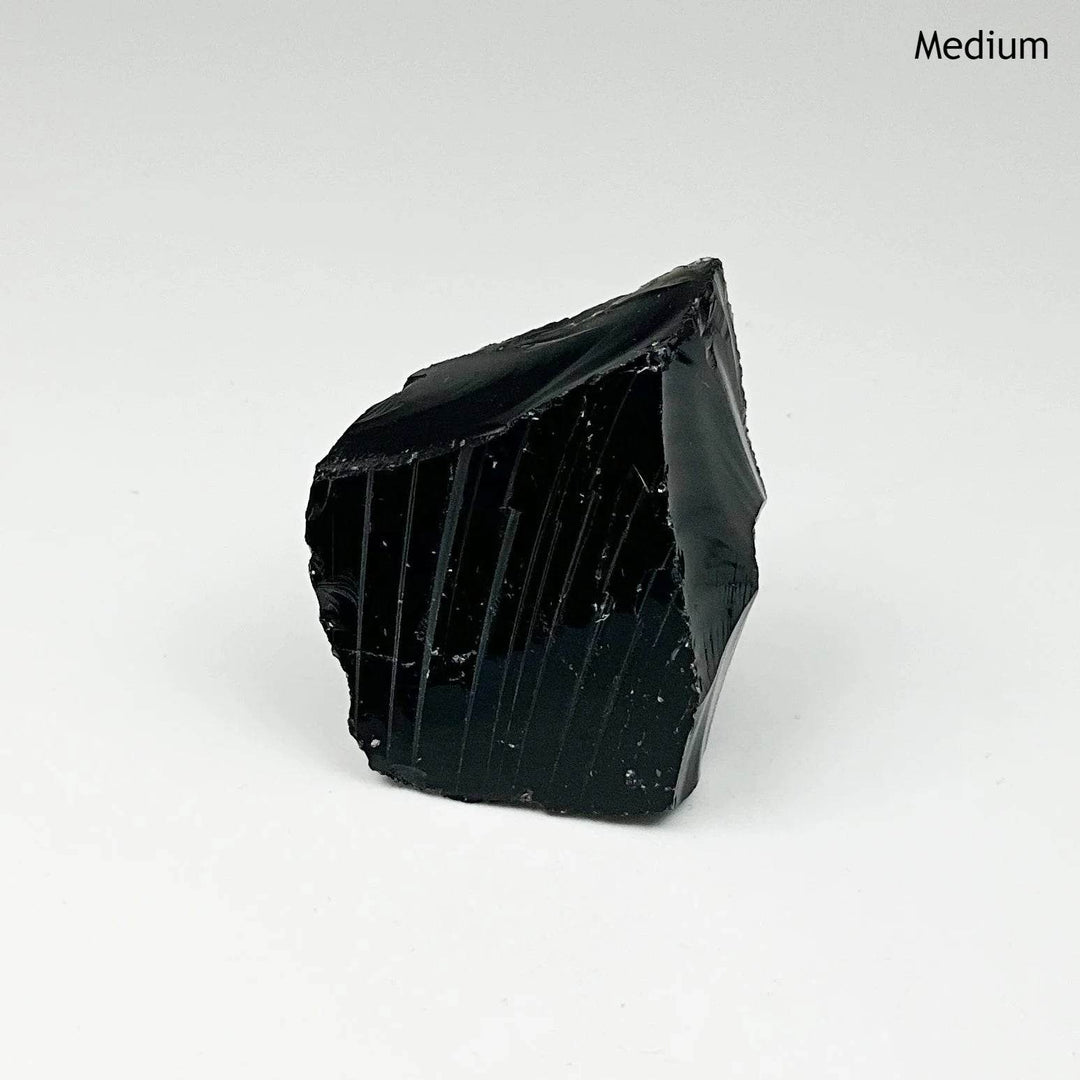 Black Obsidian Rough Chunk - Rocks and Gems Canada