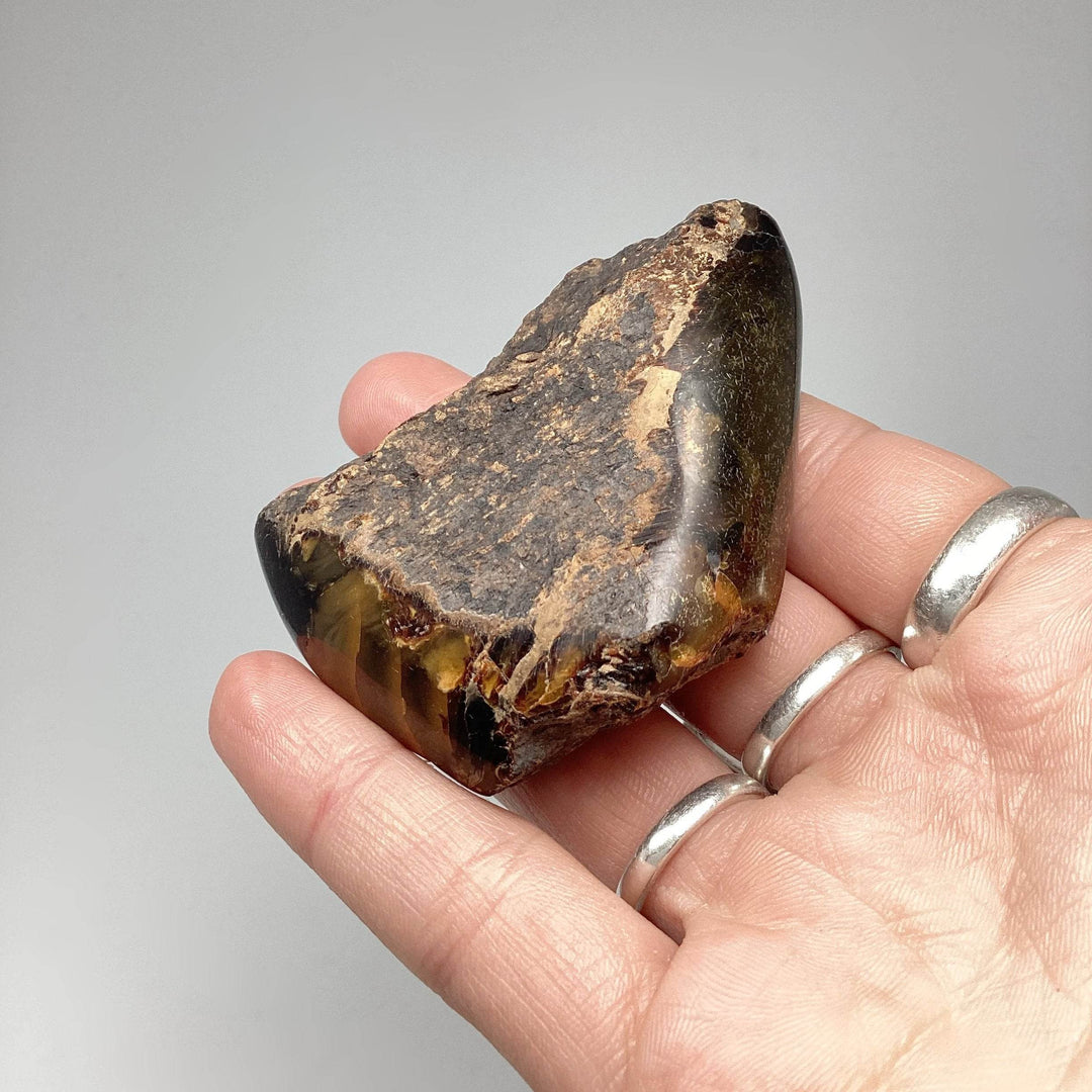 Blue Amber Specimen - Rocks and Gems Canada