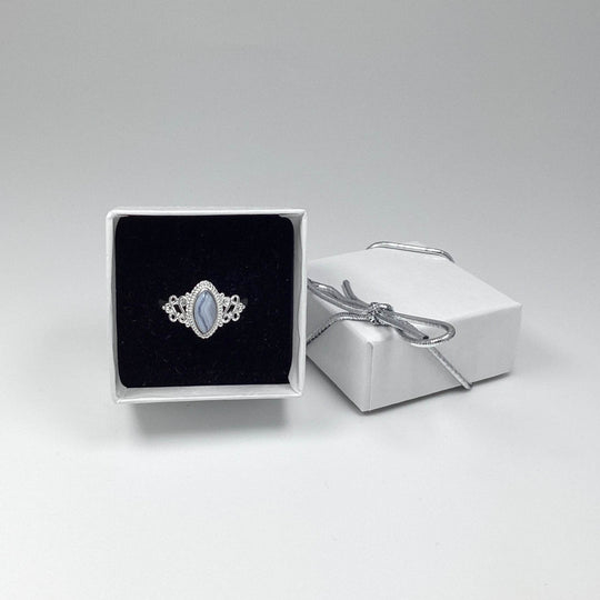 Blue Lace Agate Ring - Rocks and Gems Canada