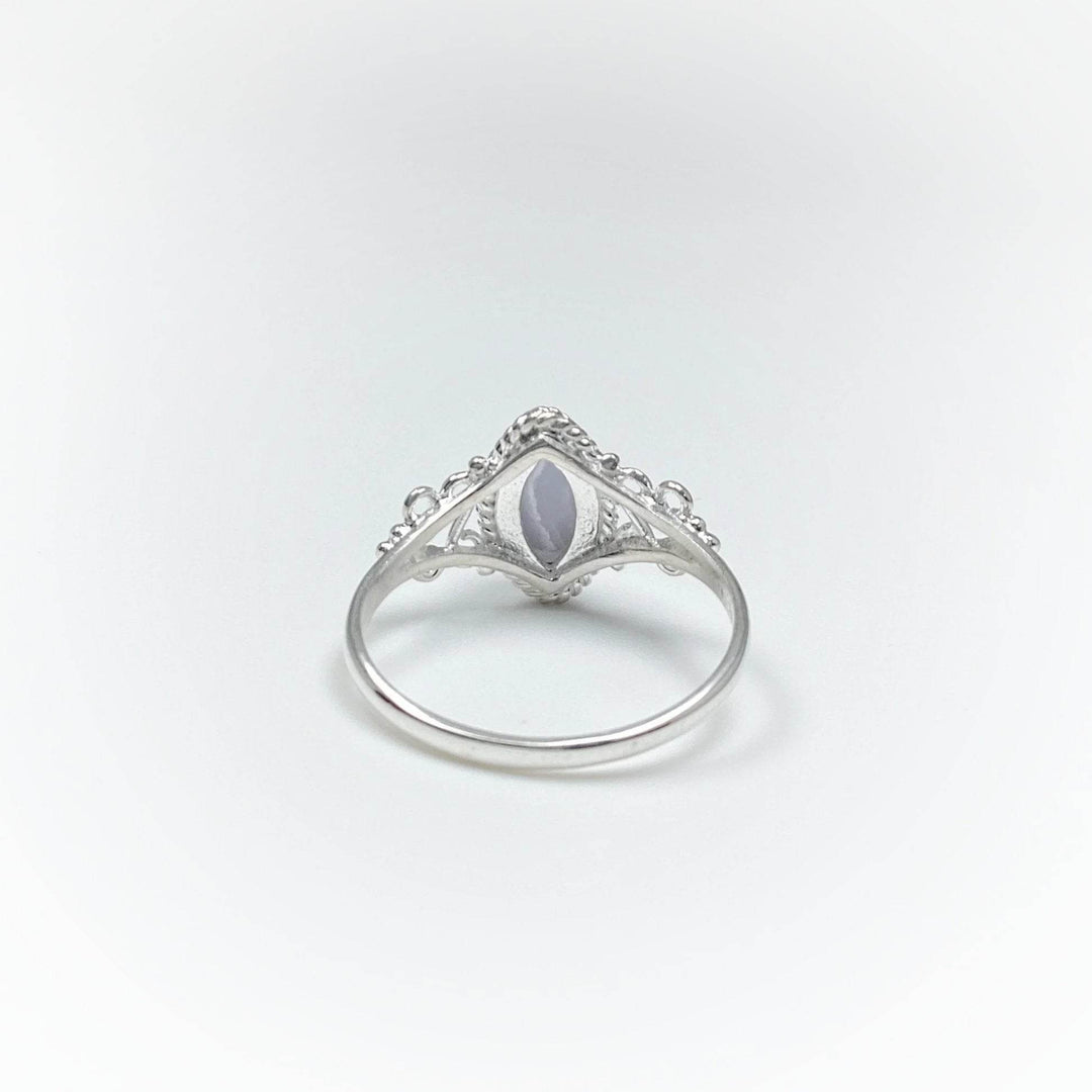 Blue Lace Agate Ring - Rocks and Gems Canada