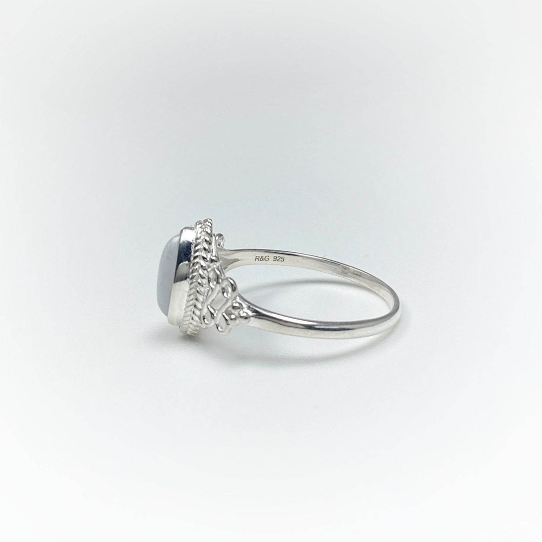Blue Lace Agate Ring - Rocks and Gems Canada