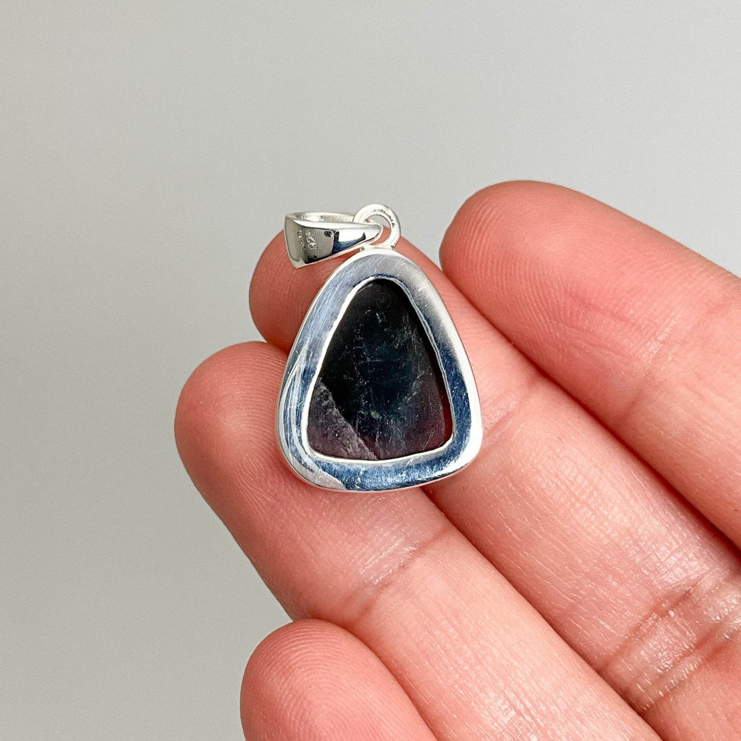 Blue and Pink Mixed Tourmaline Pendant - Rocks and Gems Canada