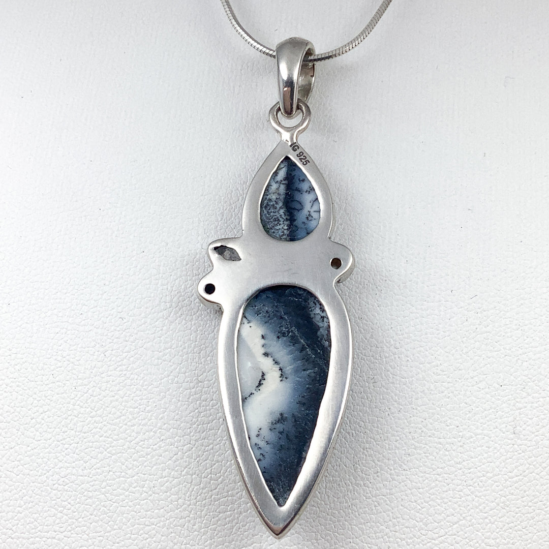 Dendritic Opal Pendant with Multi Stones - Rocks and Gems Canada