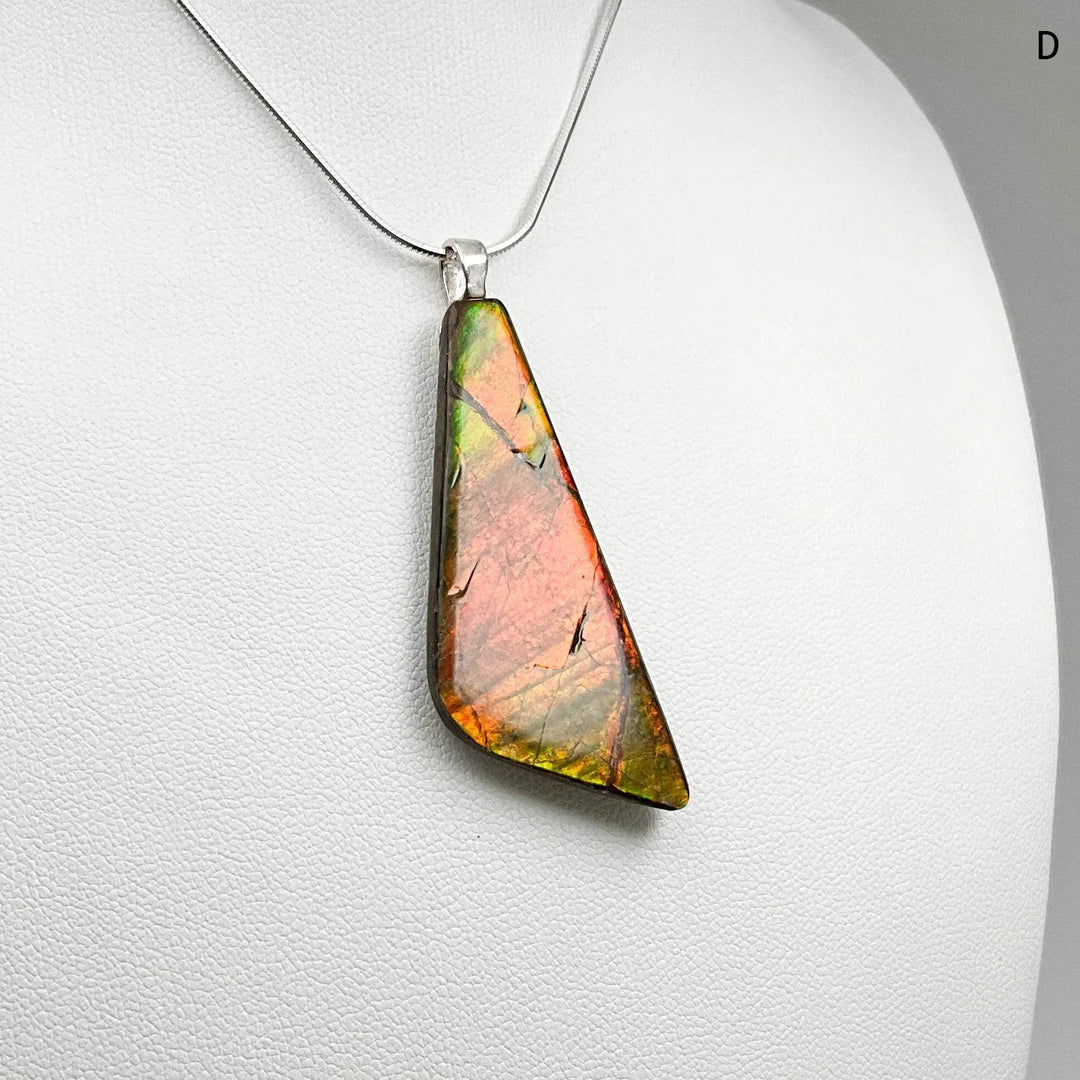 Alberta Ammolite Pendant - Rocks and Gems Canada