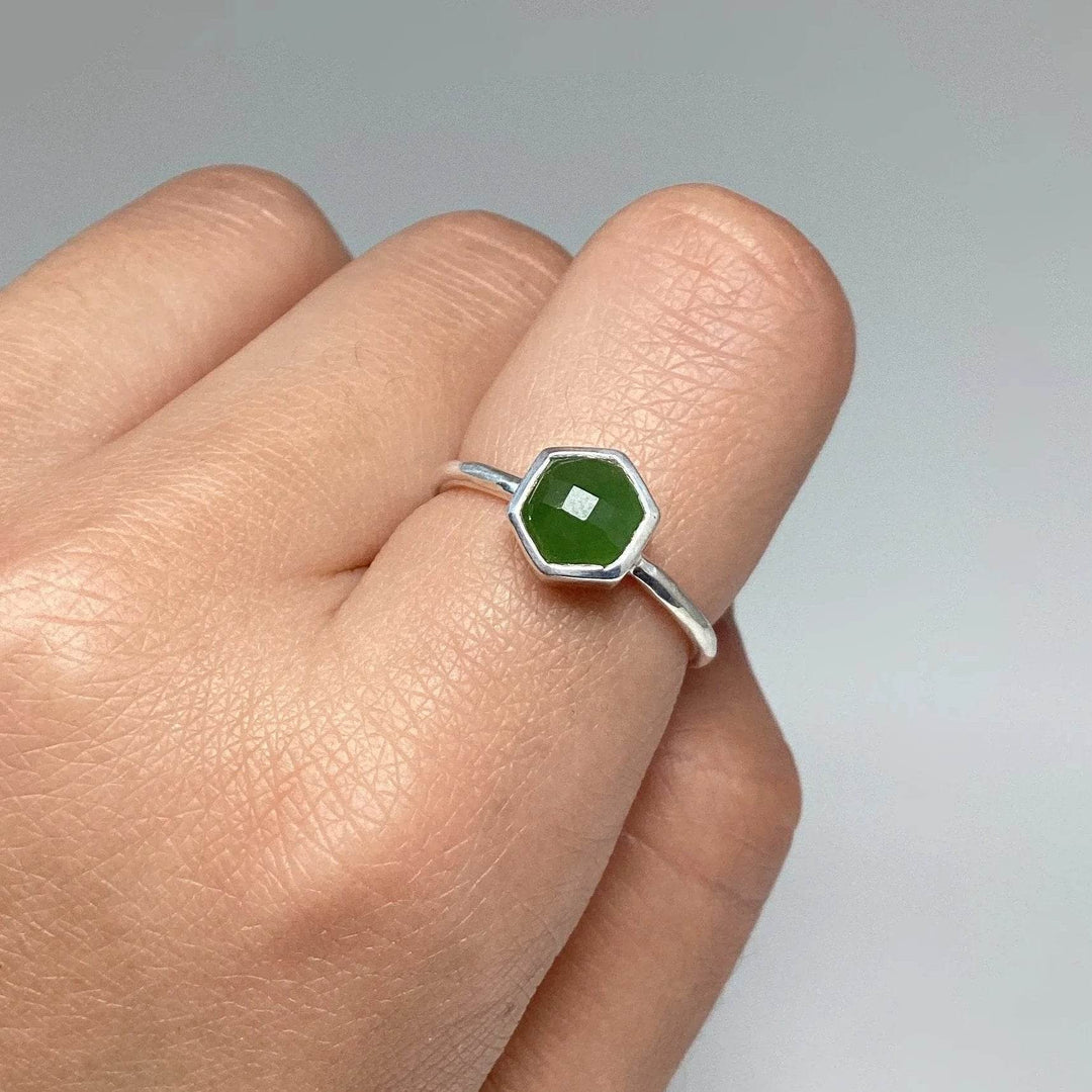 Canadian Jade Ring - Rocks and Gems Canada