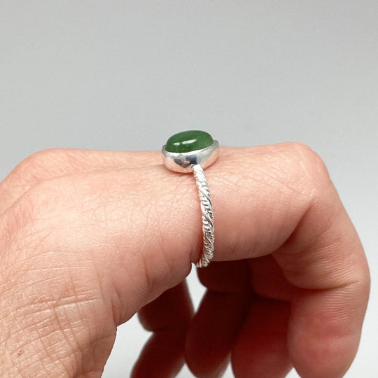 Canadian Jade Ring - Rocks and Gems Canada
