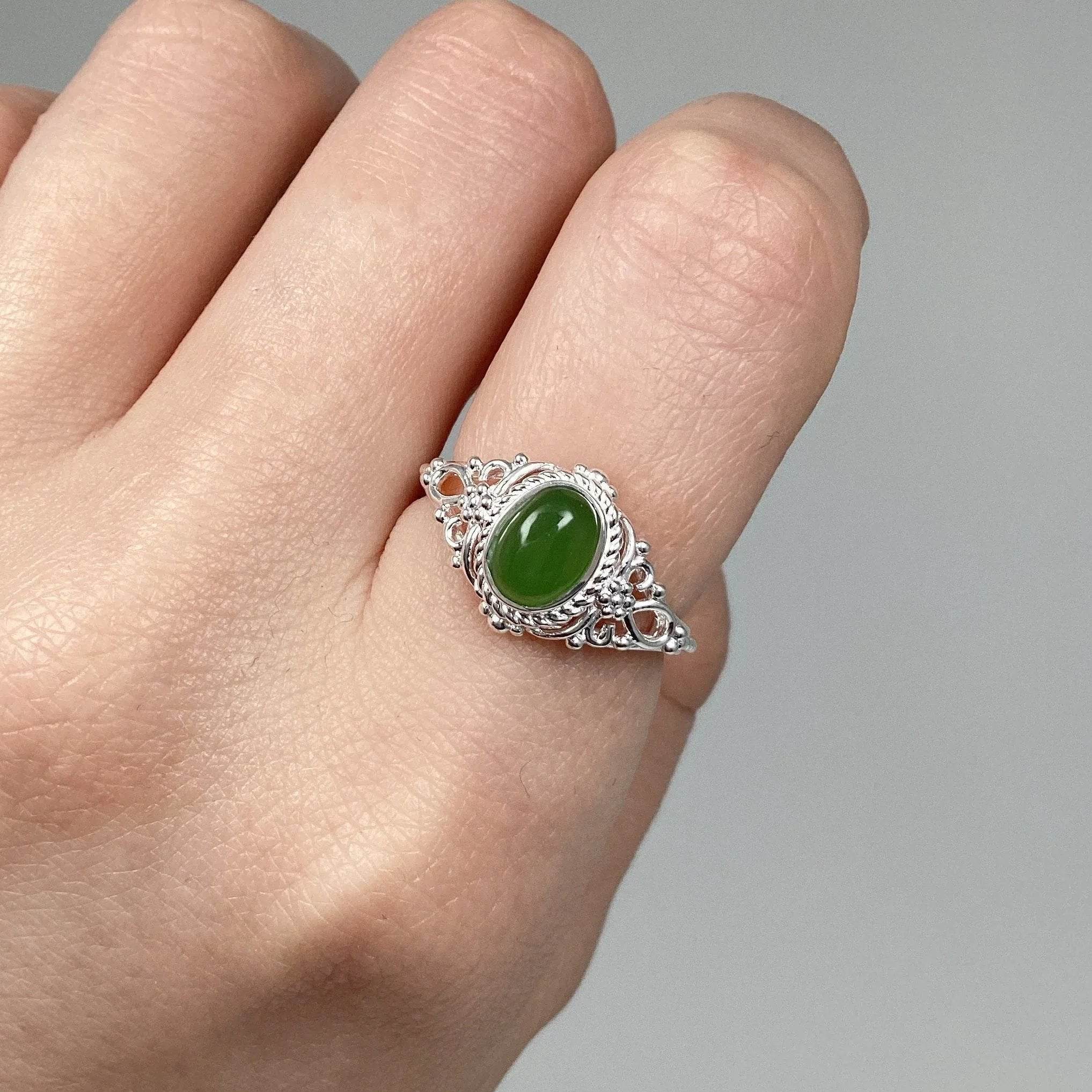 Canadian Jade Ring - Rocks and Gems Canada