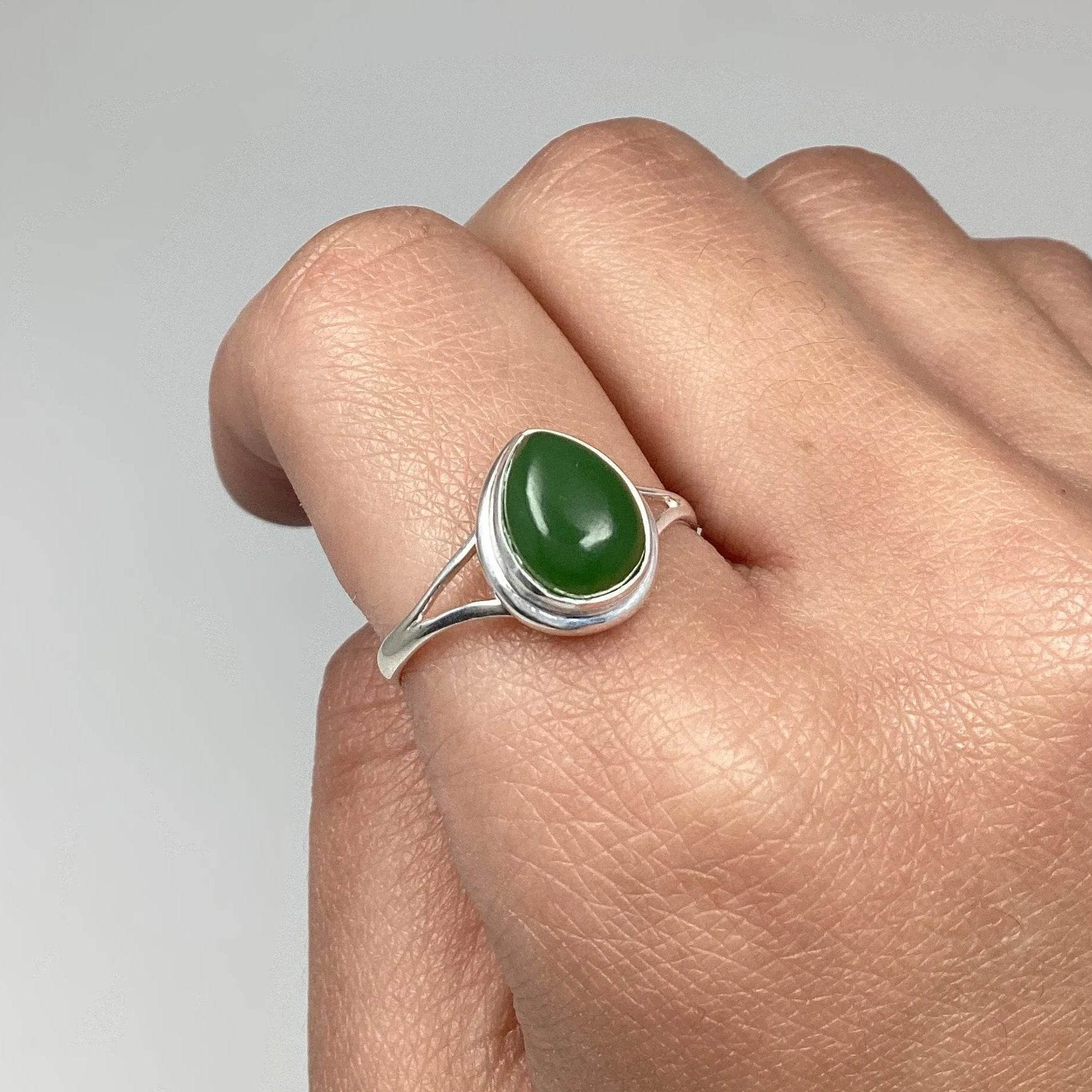 Canadian Jade Ring - Rocks and Gems Canada
