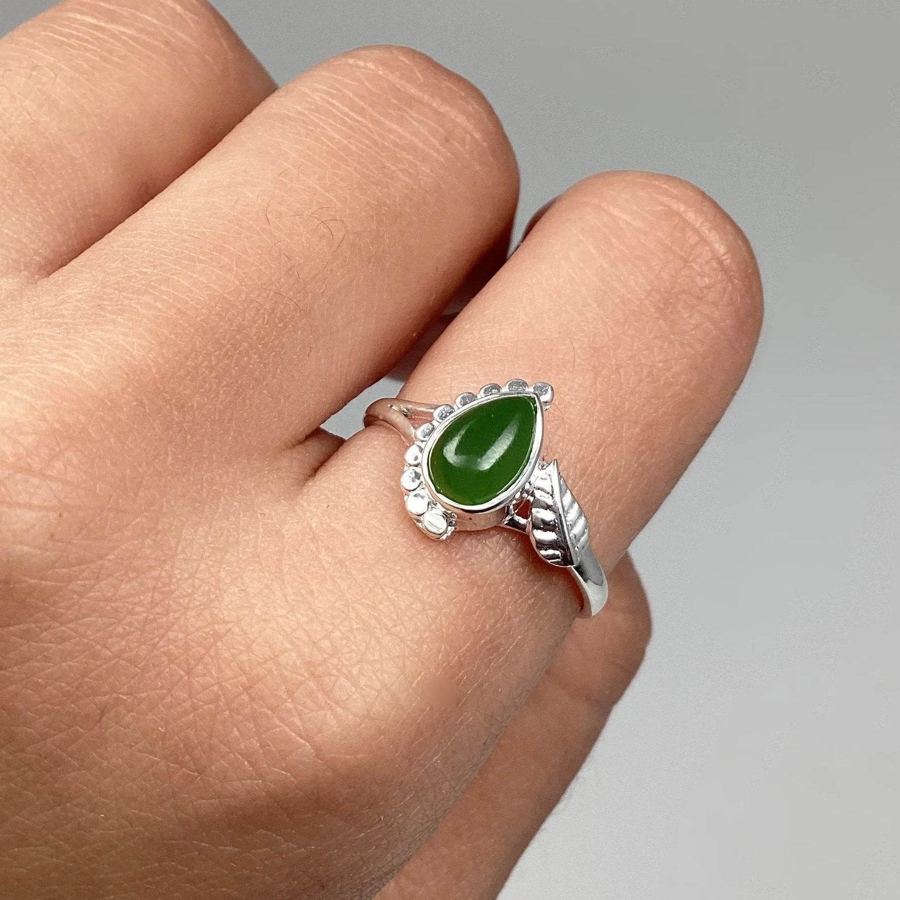 Canadian Jade Ring - Rocks and Gems Canada