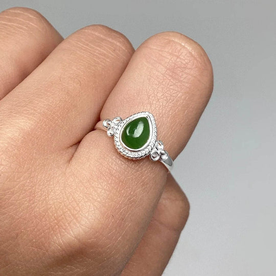 Canadian Jade Ring - Rocks and Gems Canada