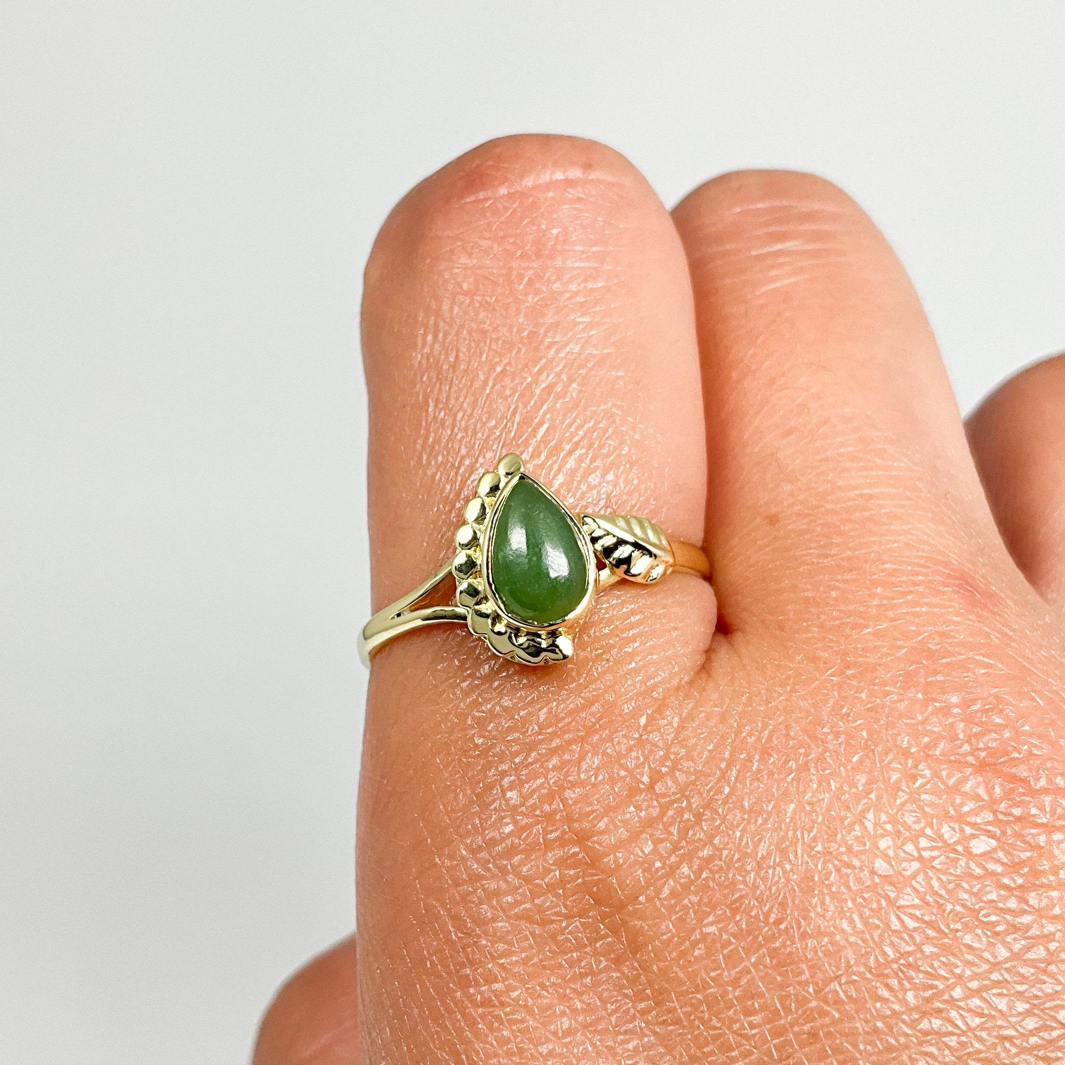 Canadian Jade Ring - Rocks and Gems Canada