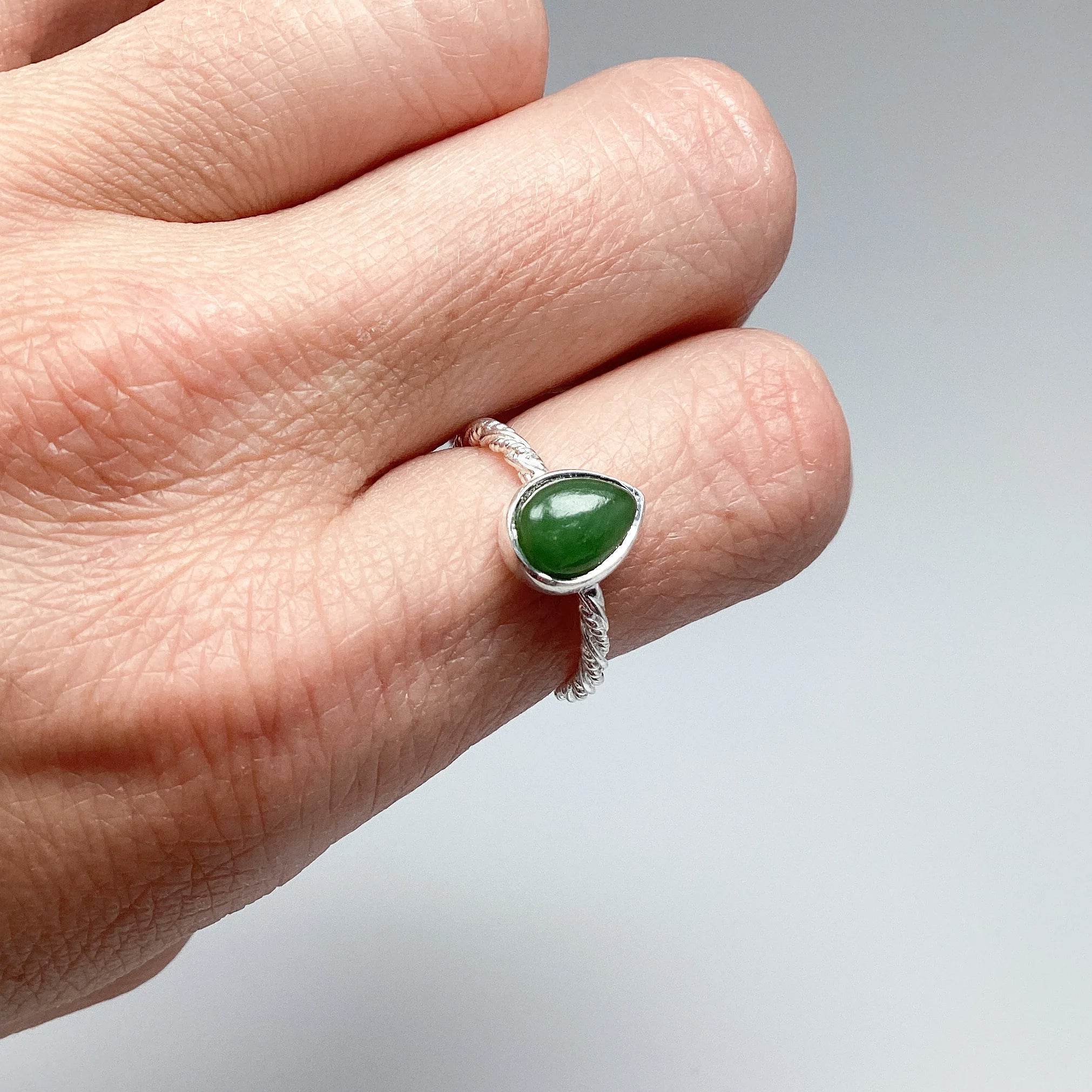 Canadian Jade Ring - Rocks and Gems Canada