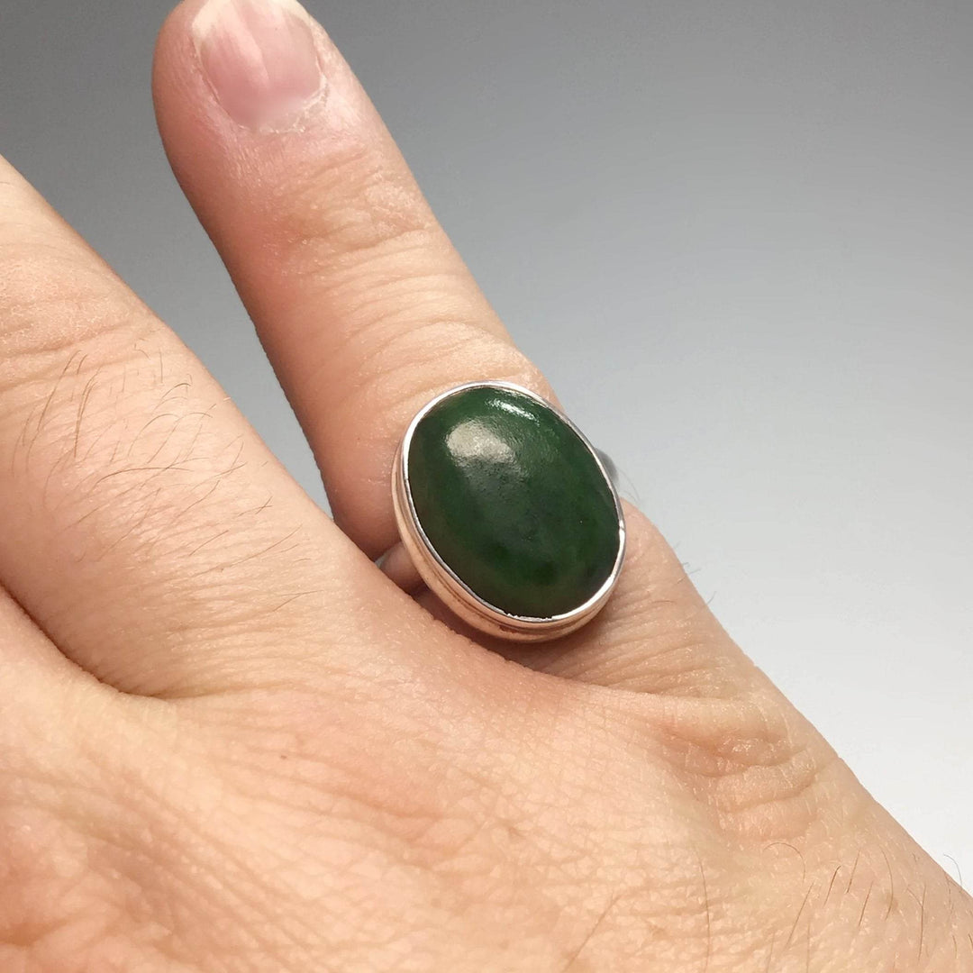 Canadian Jade Ring - Rocks and Gems Canada