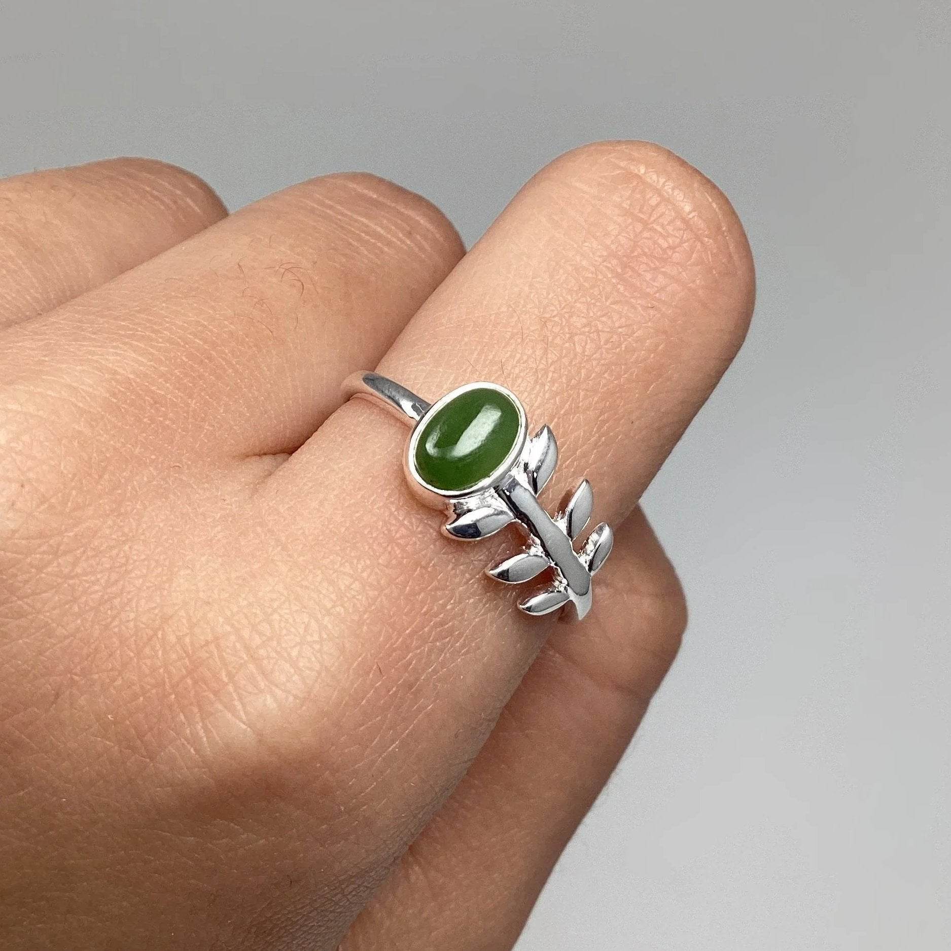 Canadian Jade Ring - Rocks and Gems Canada