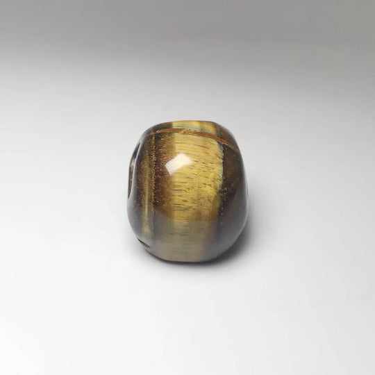 Carved Tiger Eye Skull - Rocks and Gems Canada