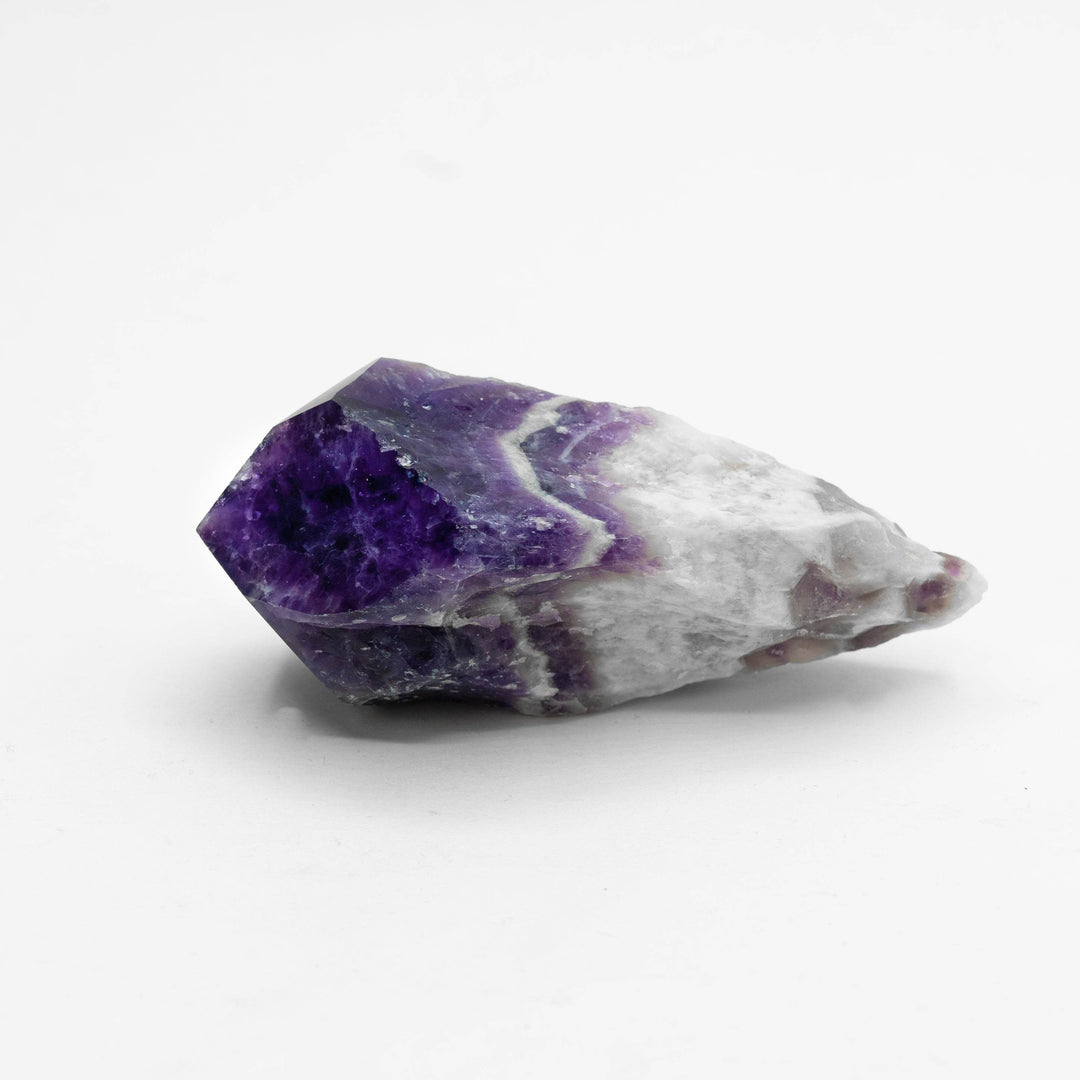 Chevron Amethyst Scepter - Rocks and Gems Canada