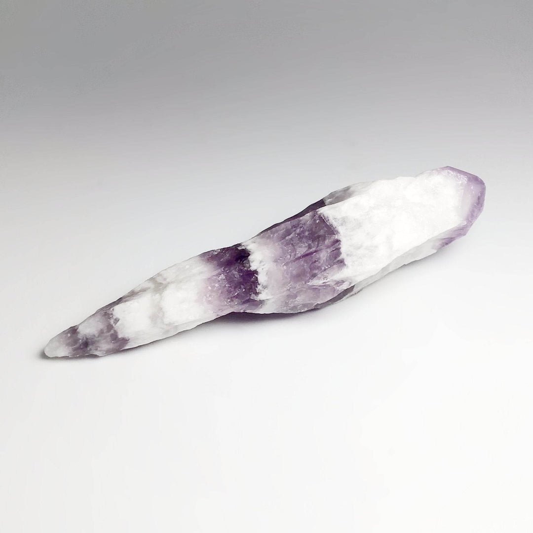 Chevron Amethyst Scepter - Rocks and Gems Canada