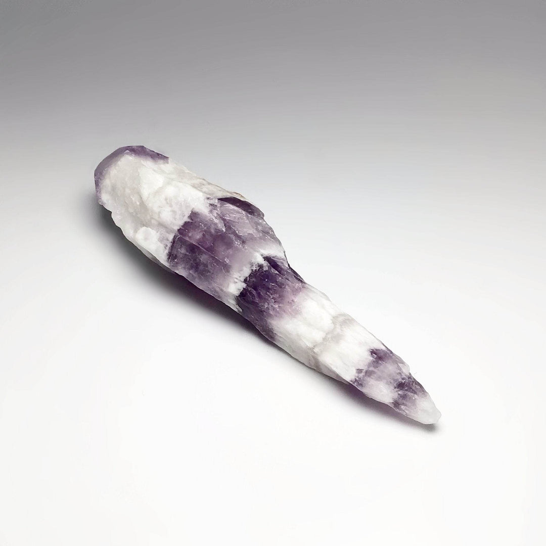 Chevron Amethyst Scepter - Rocks and Gems Canada