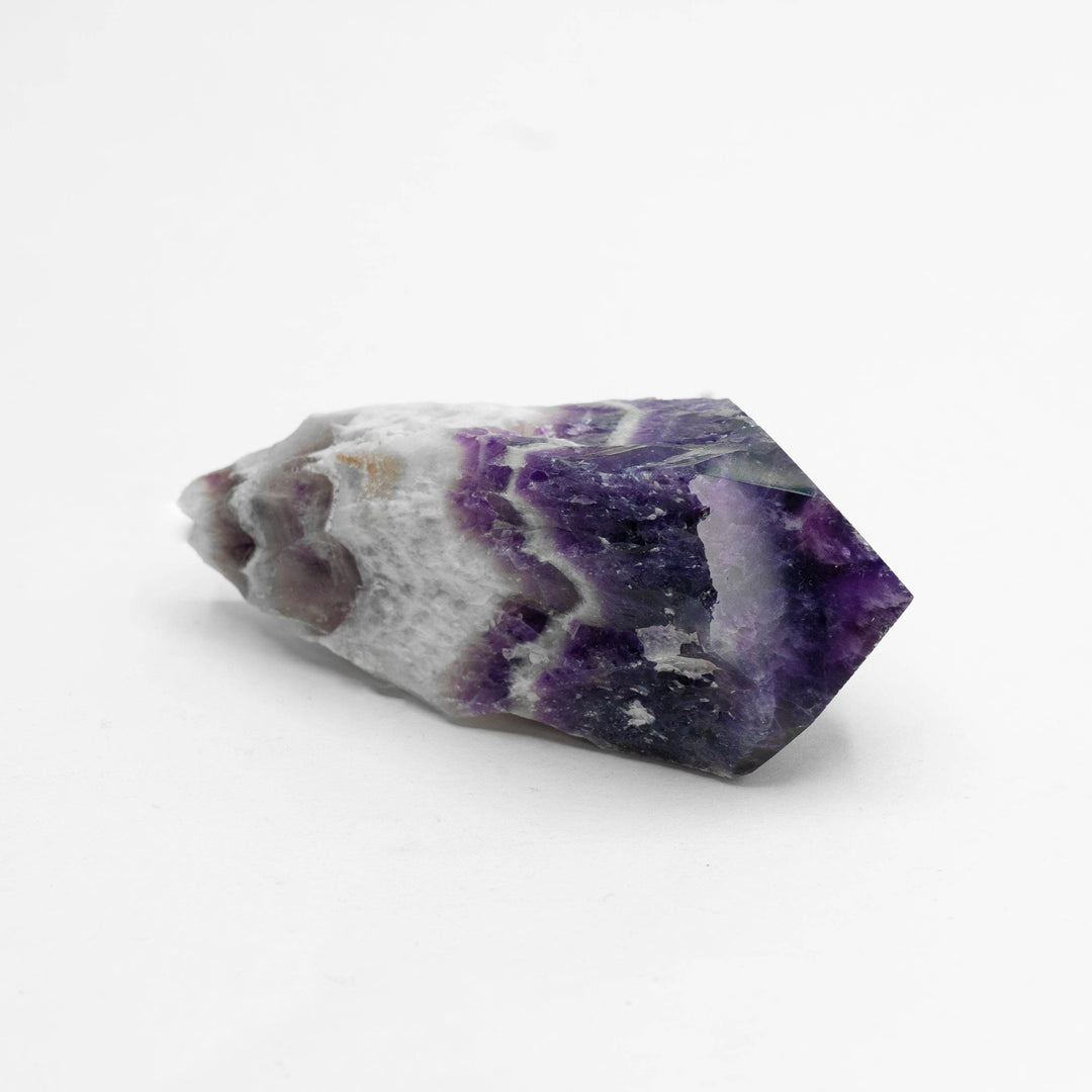 Chevron Amethyst Scepter - Rocks and Gems Canada