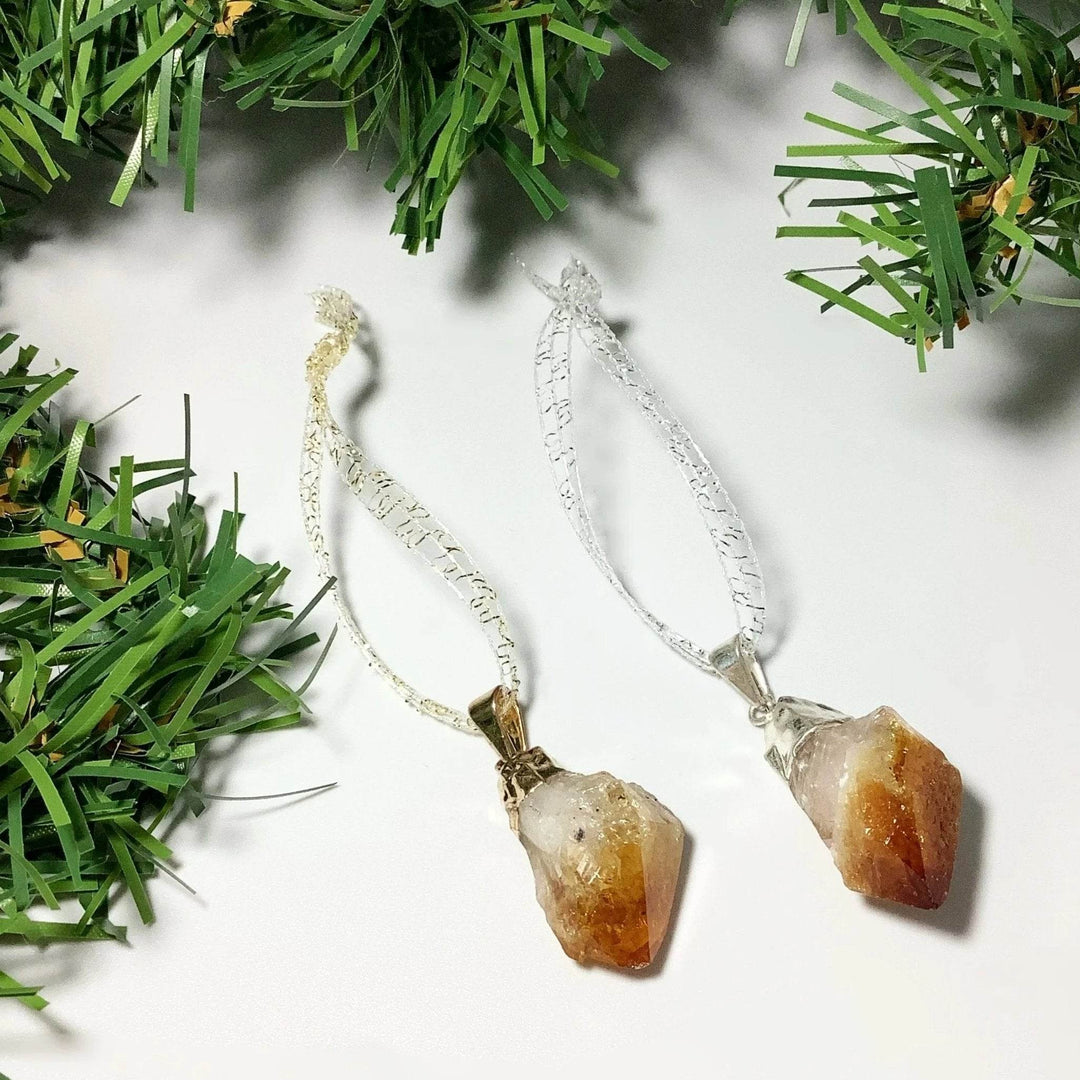 Citrine Christmas Ornament - Rocks and Gems Canada