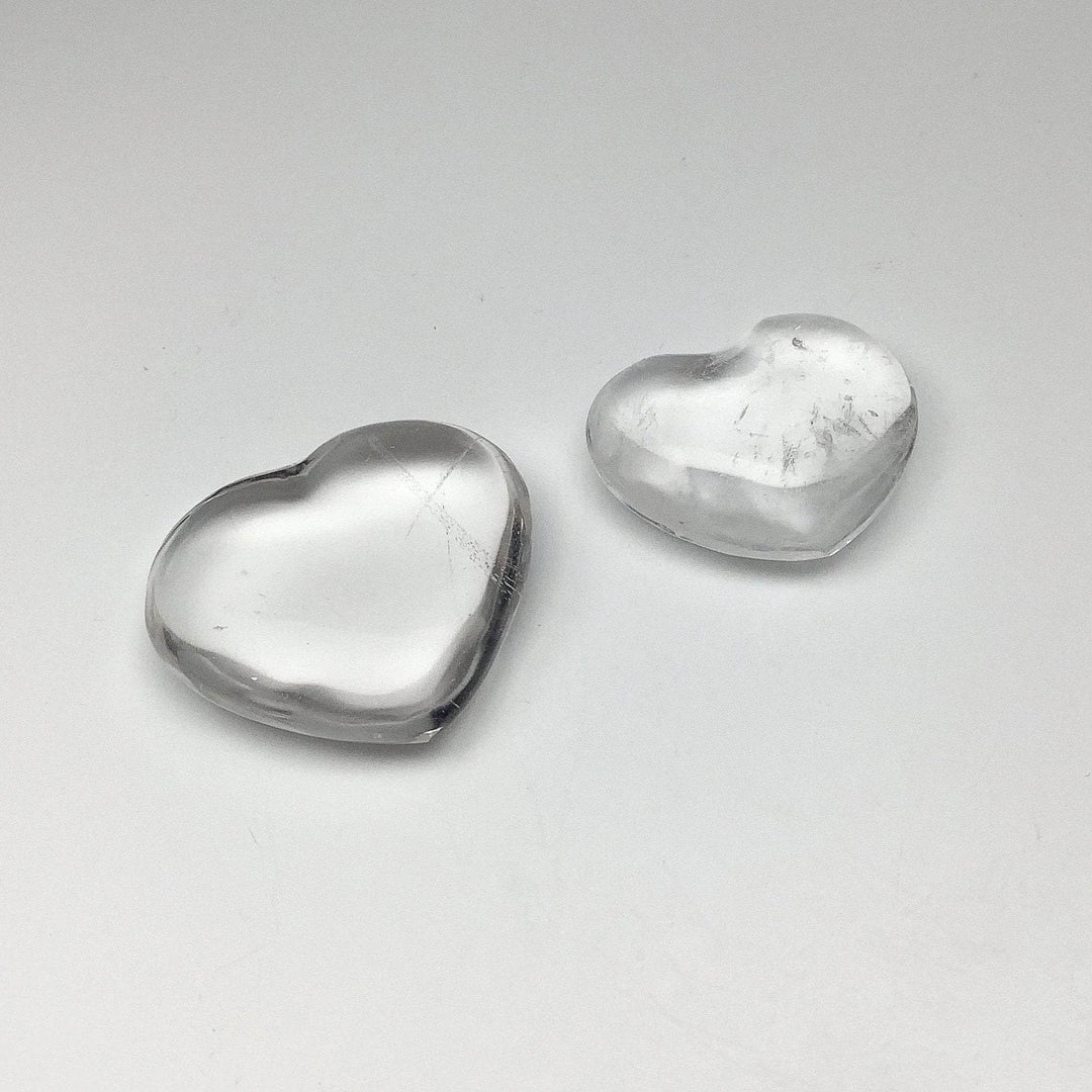 Clear Quartz Heart - Rocks and Gems Canada