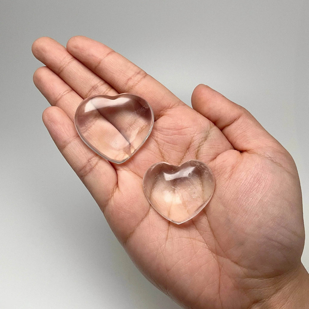 Clear Quartz Heart - Rocks and Gems Canada
