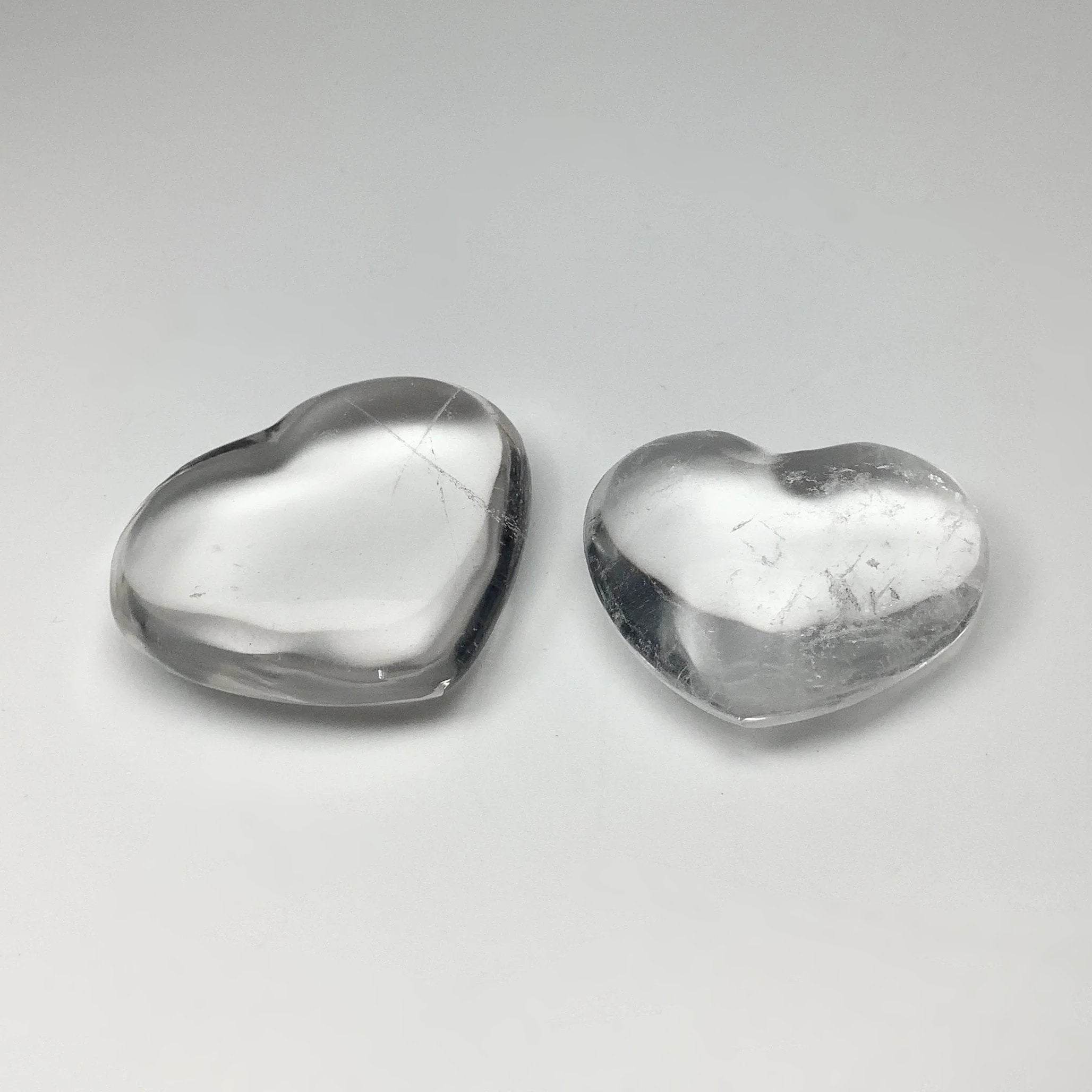 Clear Quartz Heart - Rocks and Gems Canada