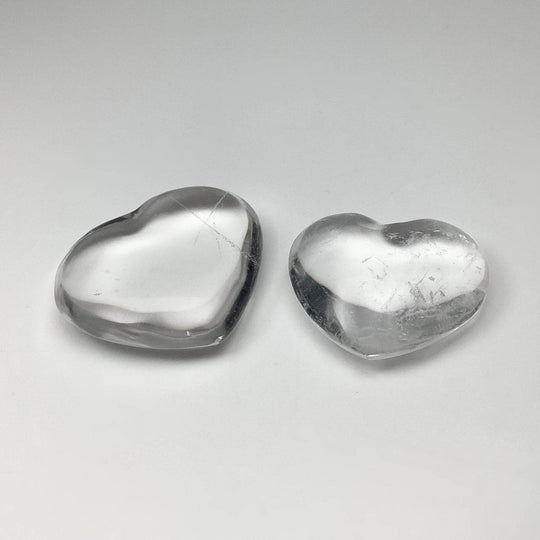 Clear Quartz Heart - Rocks and Gems Canada