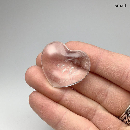 Clear Quartz Heart - Rocks and Gems Canada