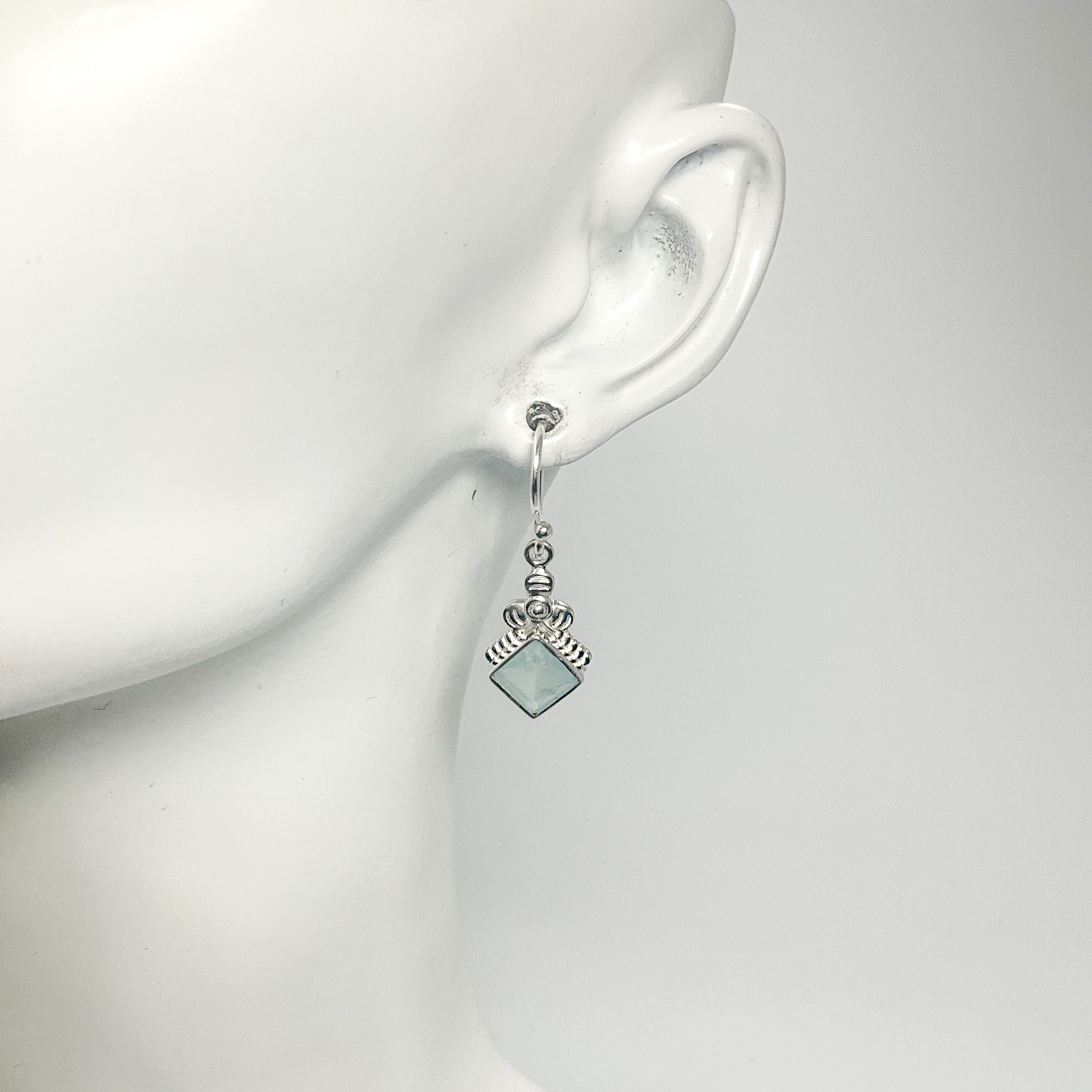 Aquamarine Dangle Earrings - Rocks and Gems Canada