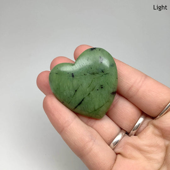 Canadian Jade Heart - Rocks and Gems Canada
