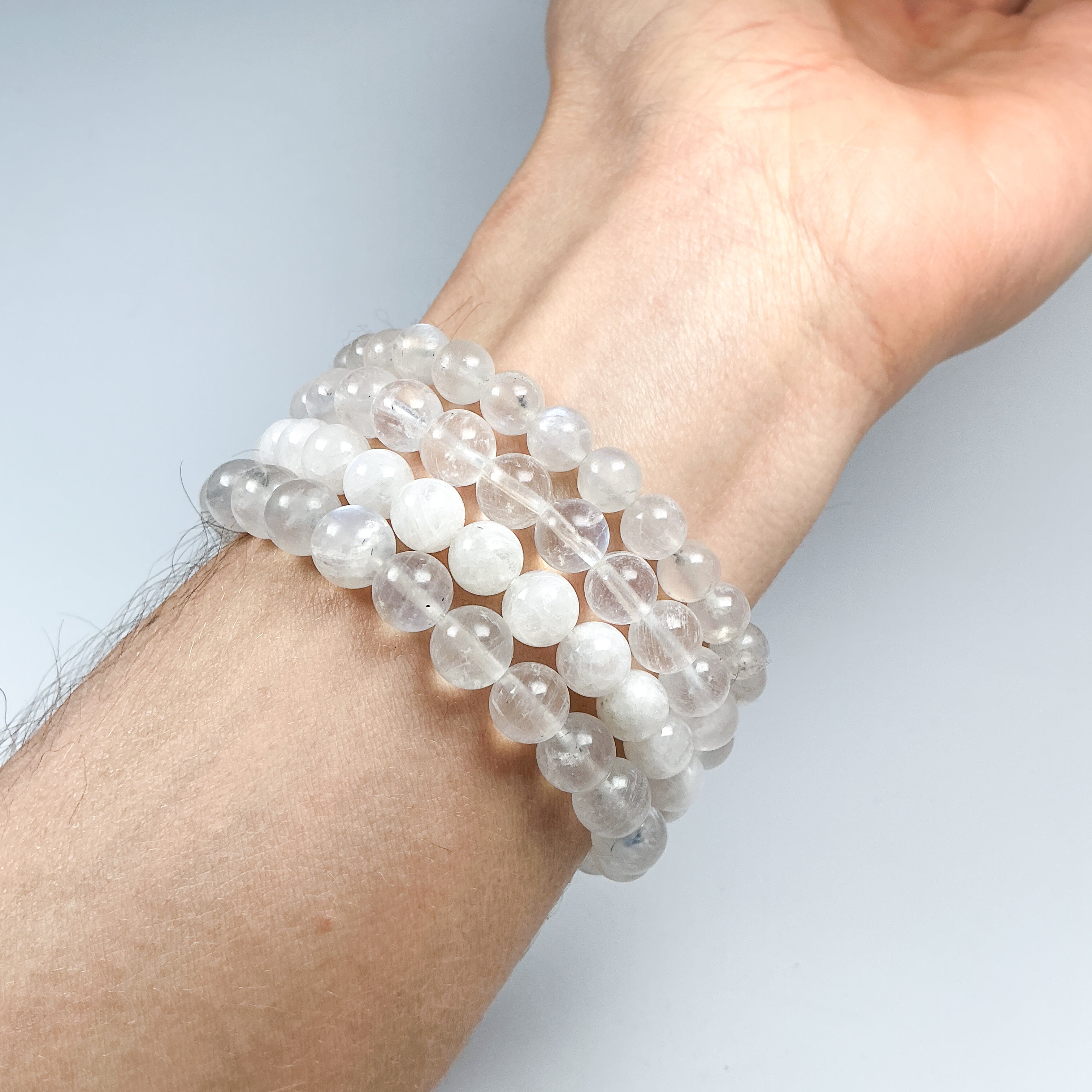 Moonstone Beaded Bracelet - High Quality – Rocks and Gems Canada