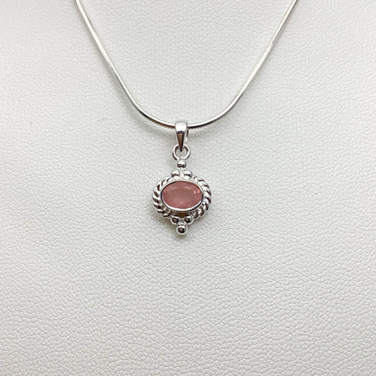 Rose Quartz Pendant - Rocks and Gems Canada