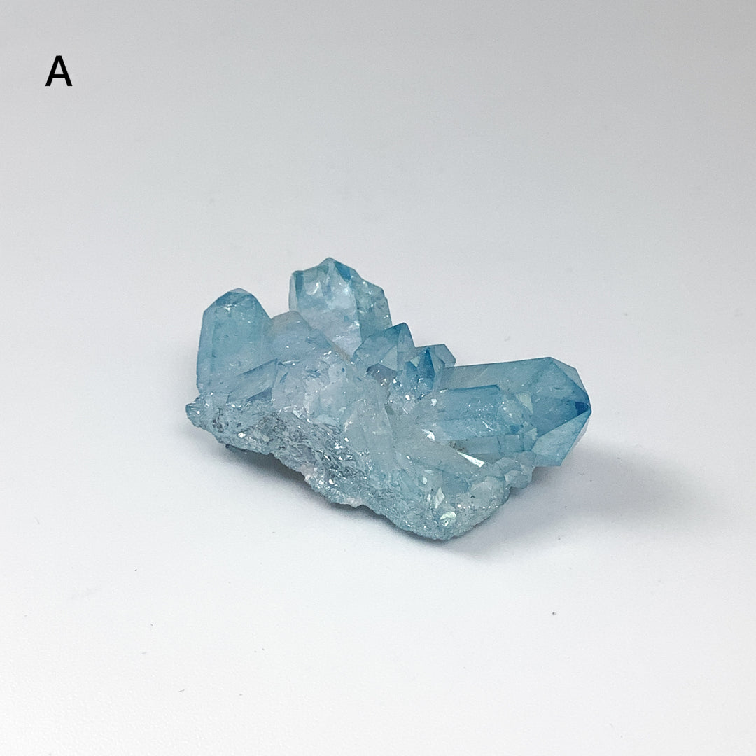 Aqua Aura Quartz Cluster - Rocks and Gems Canada