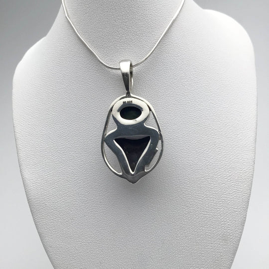 Fossilized Shark Tooth and Geode Pendant - Rocks and Gems Canada