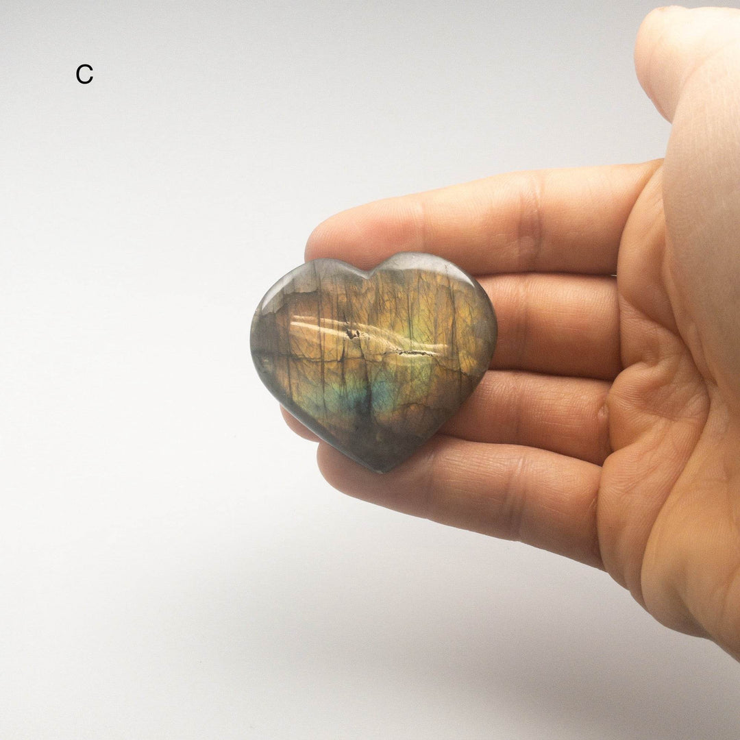 Labradorite Heart - Rocks and Gems Canada